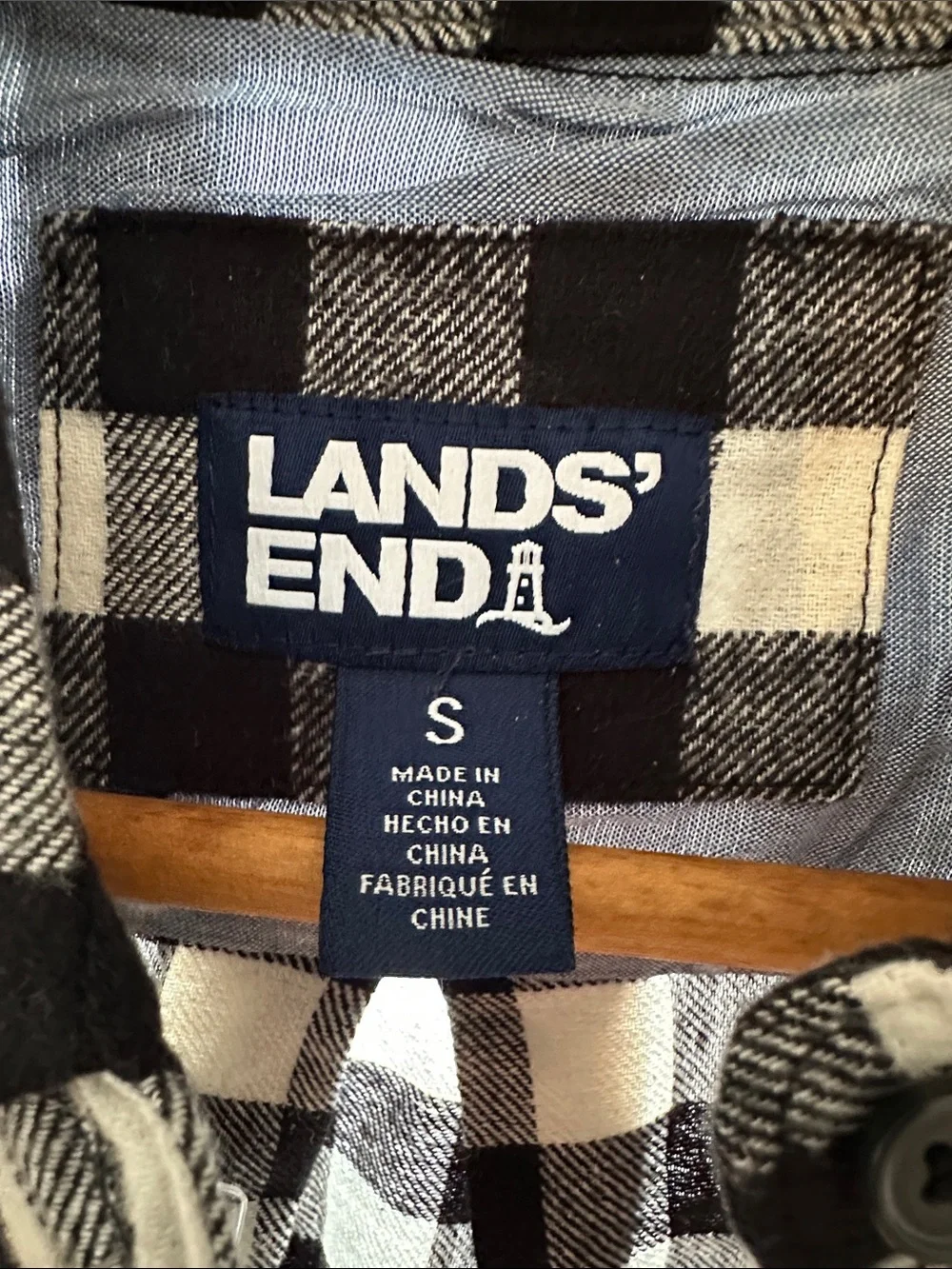 Lands End bold black